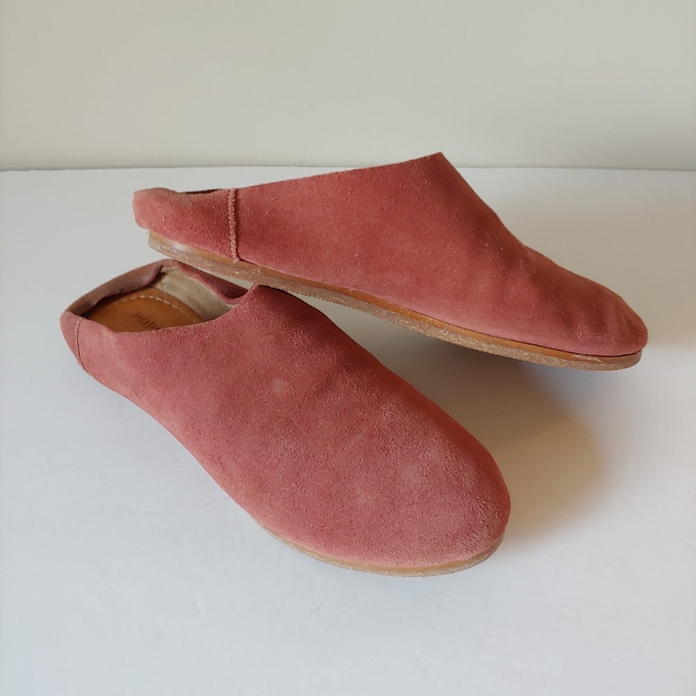 Poppy Barley The Cabin Shoe Pink Suede Size 6